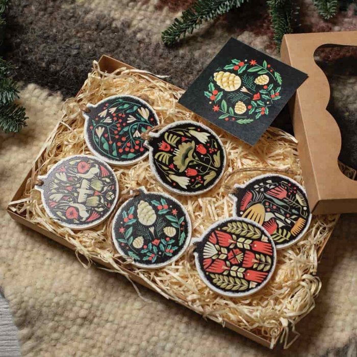 Набор из 6-ти елочных украшений "Рост", AA-0150133 1