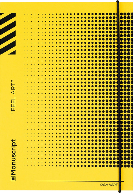 Скетчбук А5 Off-yellow Dot Plus, 150 г/м², 160 арк, кремовый, Manuscript 1