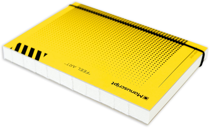 Скетчбук А5 Off-yellow Dot Plus, 150 г/м², 160 арк, кремовый, Manuscript 3