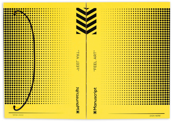 Скетчбук А5 Off-yellow Dot Plus, 150 г/м², 160 арк, кремовый, Manuscript 5