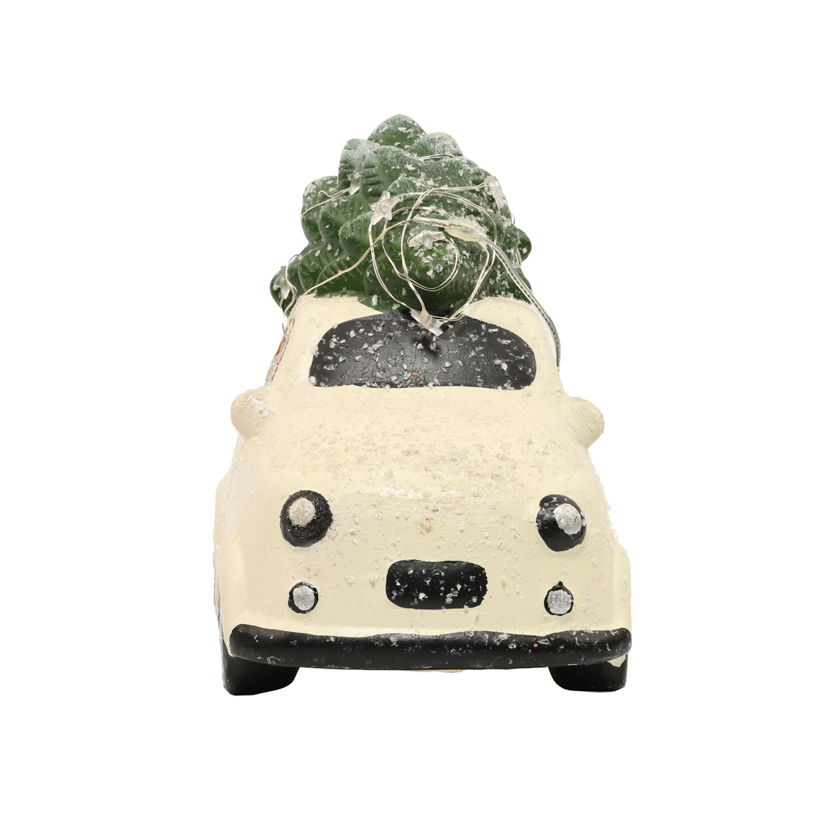 Украшение новогоднее керамич. Автомобиль снежный 23 см светодиодный, 10 ламп. (2 вида в ассортименте), APF441260 2