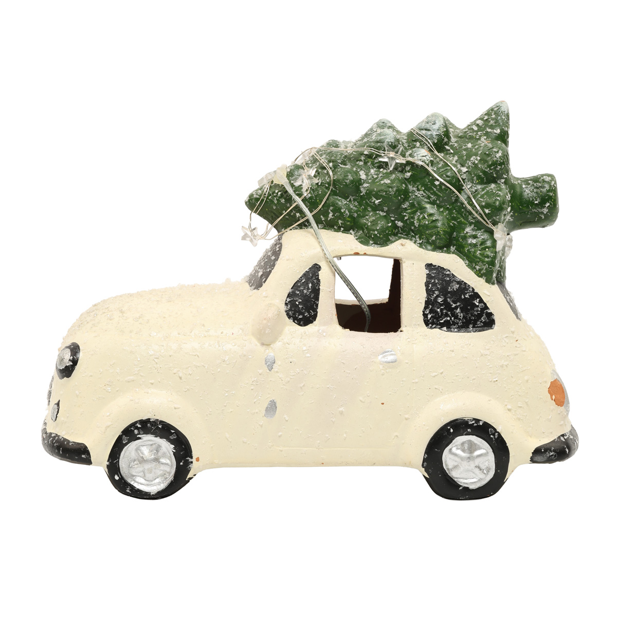 Украшение новогоднее керамич. Автомобиль снежный 23 см светодиодный, 10 ламп. (2 вида в ассортименте), APF441260 3