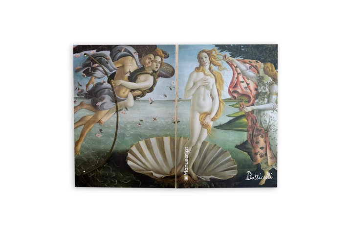 Скетчбук А5 Botticelli 1486 Plus, 150 г/м², 160 арк. на гумці, кремовий, Manuscript 3