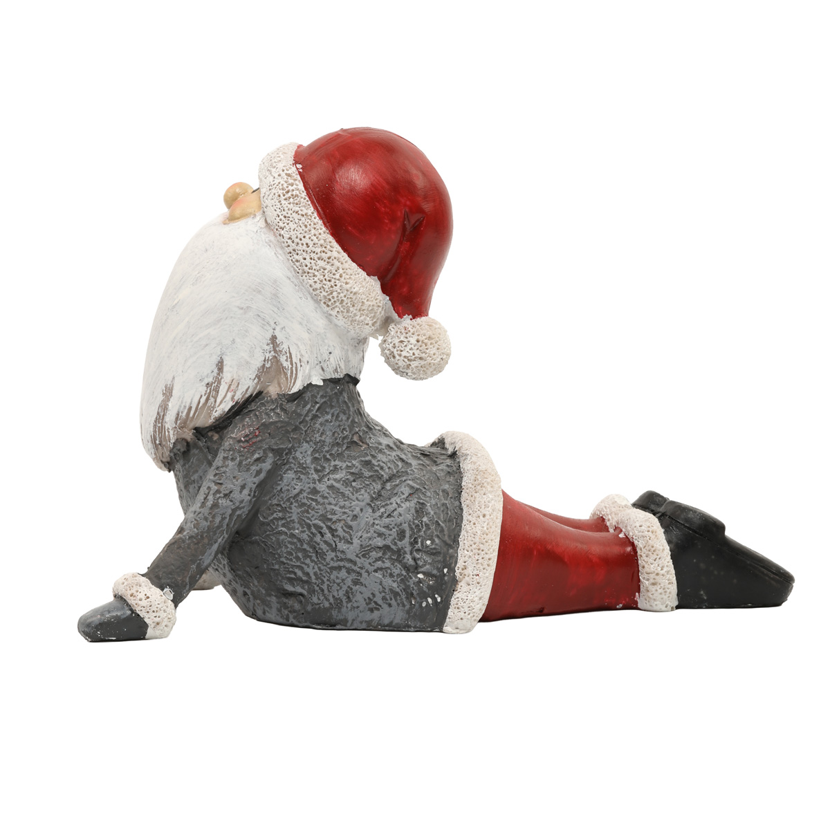 Фігурка новорічна полістоун Санта "Björny" h=16 см, біло-сіро-червоний (3 види.), 2016062 6