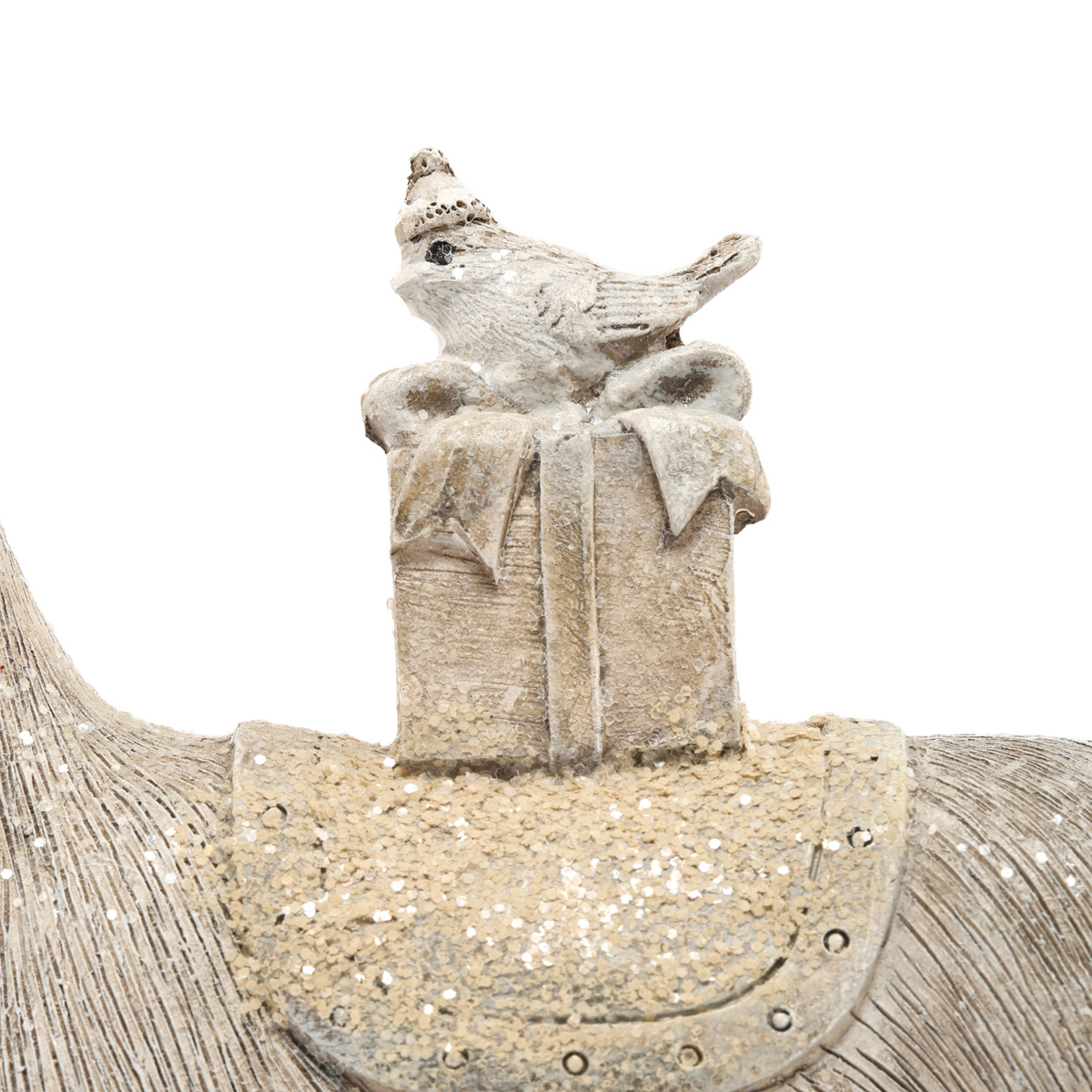 Статуэтка декоративная "Девочка с оленем" 21 см, бежево-серый, 707-322 5