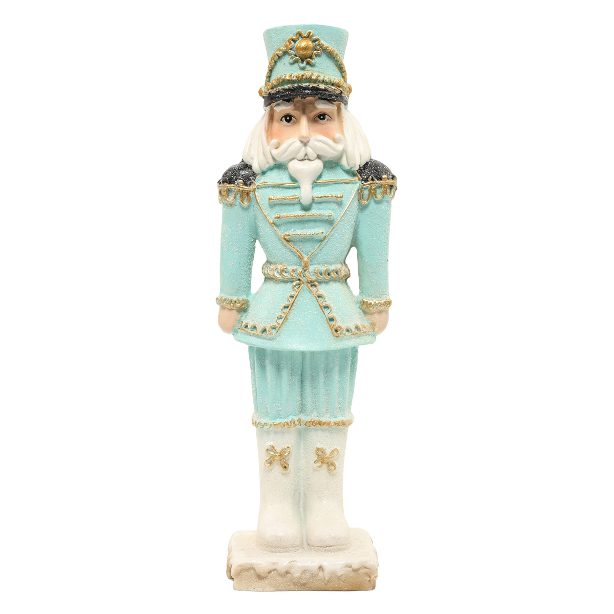 Статуетка декоративна "Зефірно-пряниковий Лускунчик" 25,5 см, м`ятний, HA9-534