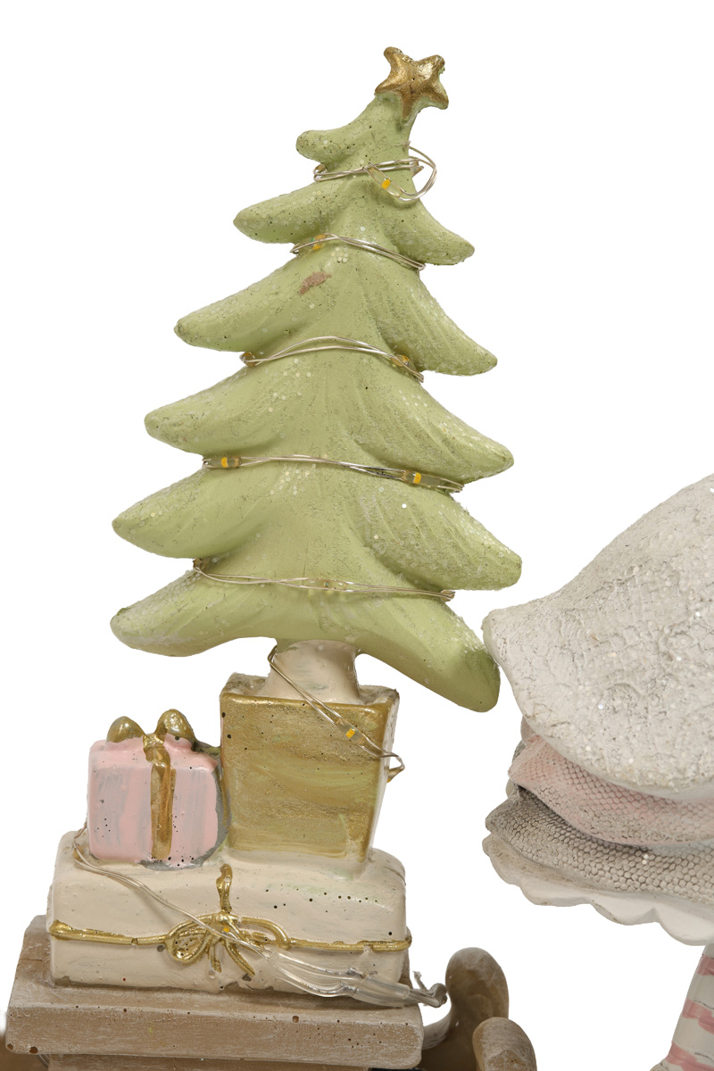 Статуэтка декоративная "Девочка-ангел с подарками" 20,5 см, 831-355 5