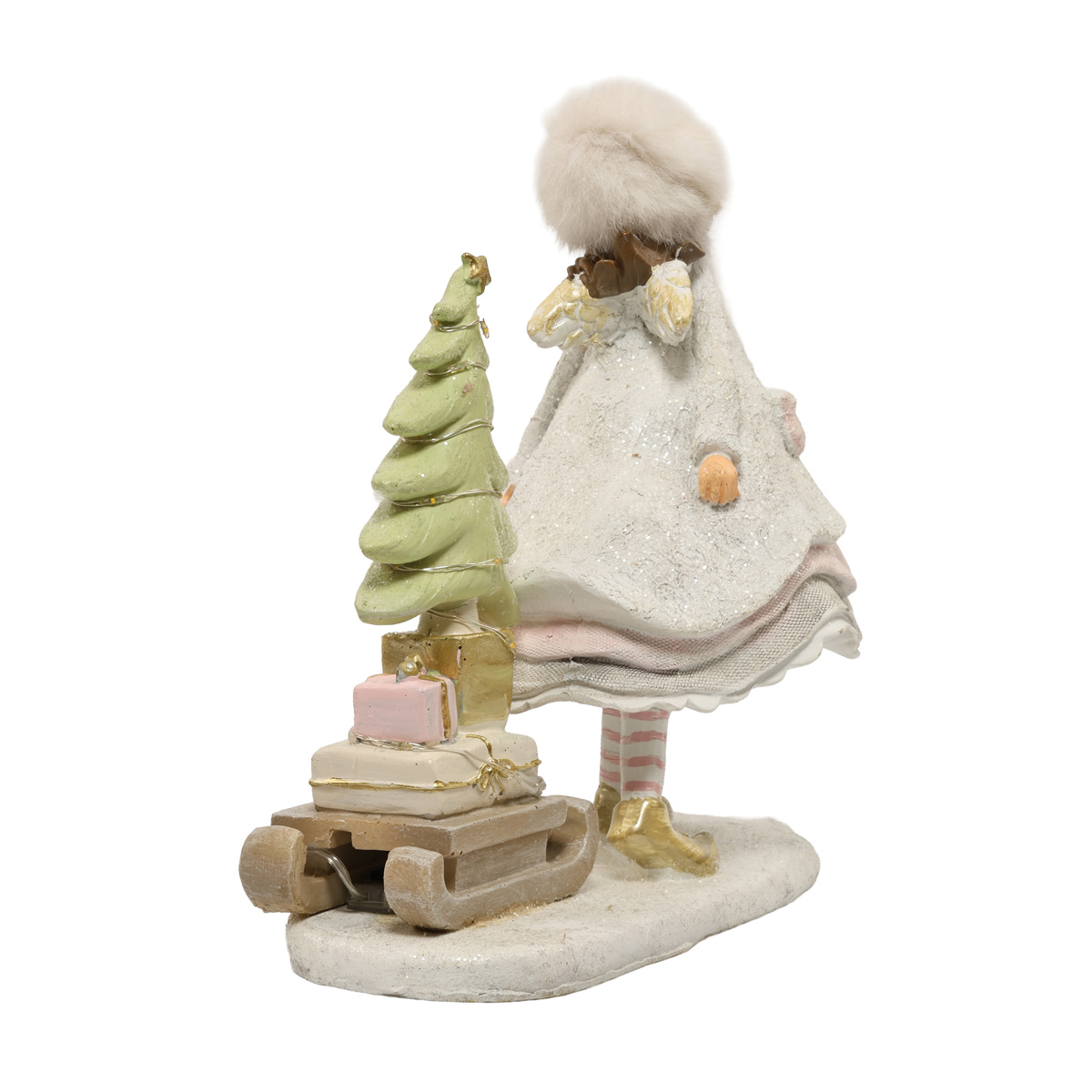 Статуэтка декоративная "Девочка-ангел с подарками" 20,5 см, 831-355 2