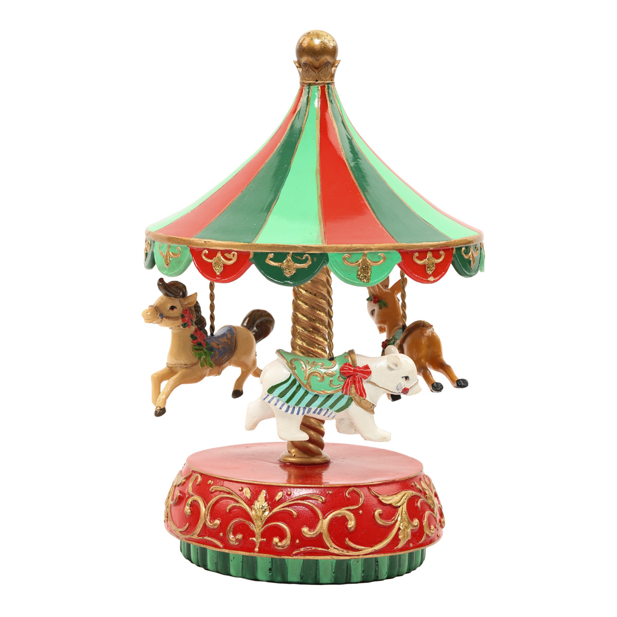 Фигура декоративная "Музыкальная Карусель" 30,5 см, с LED подсвечиванием, 838-354 1