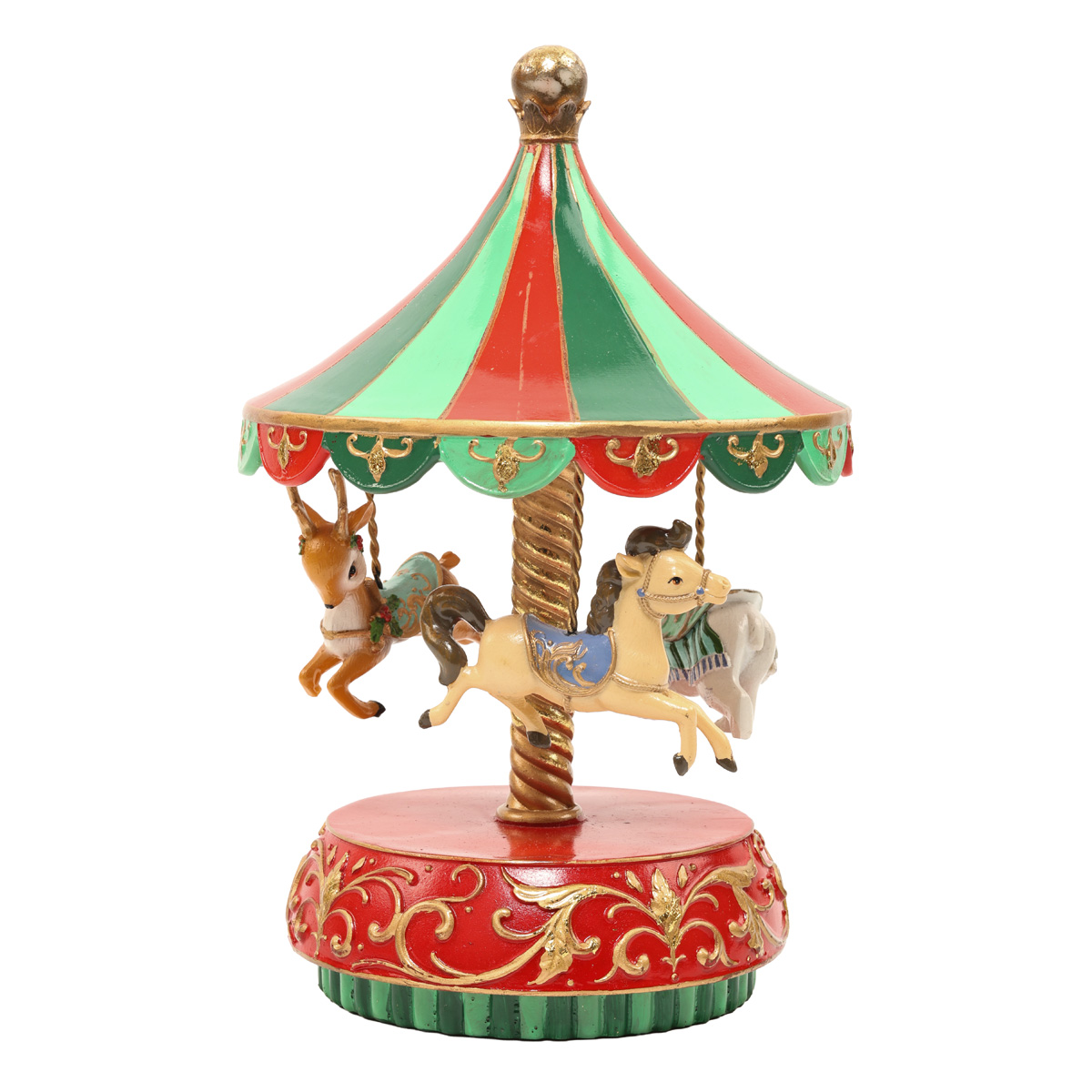 Фигура декоративная "Музыкальная Карусель" 30,5 см, с LED подсвечиванием, 838-354 2