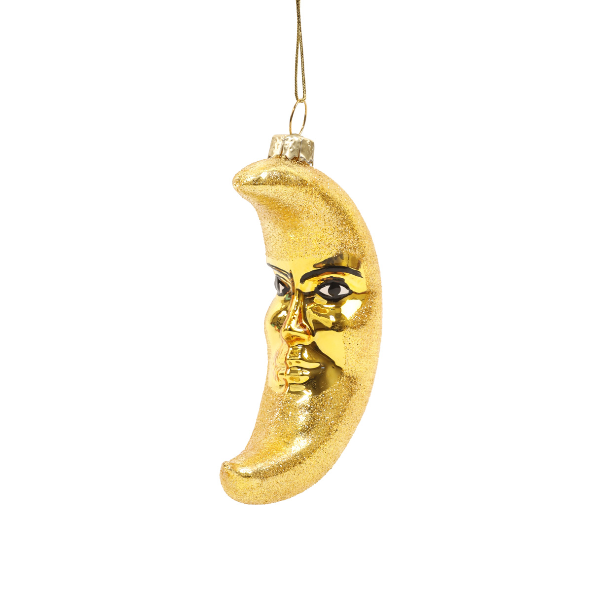 Ялинкова прикраса "Місяць золотий" 2,9*9,4 см, YQ1405387 2