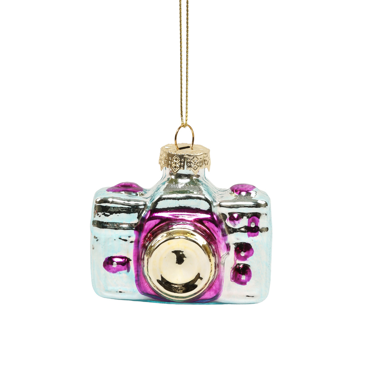 Ялинкова прикраса "Ретро-камера" 7*3,8*6 см, YQ1457647 1