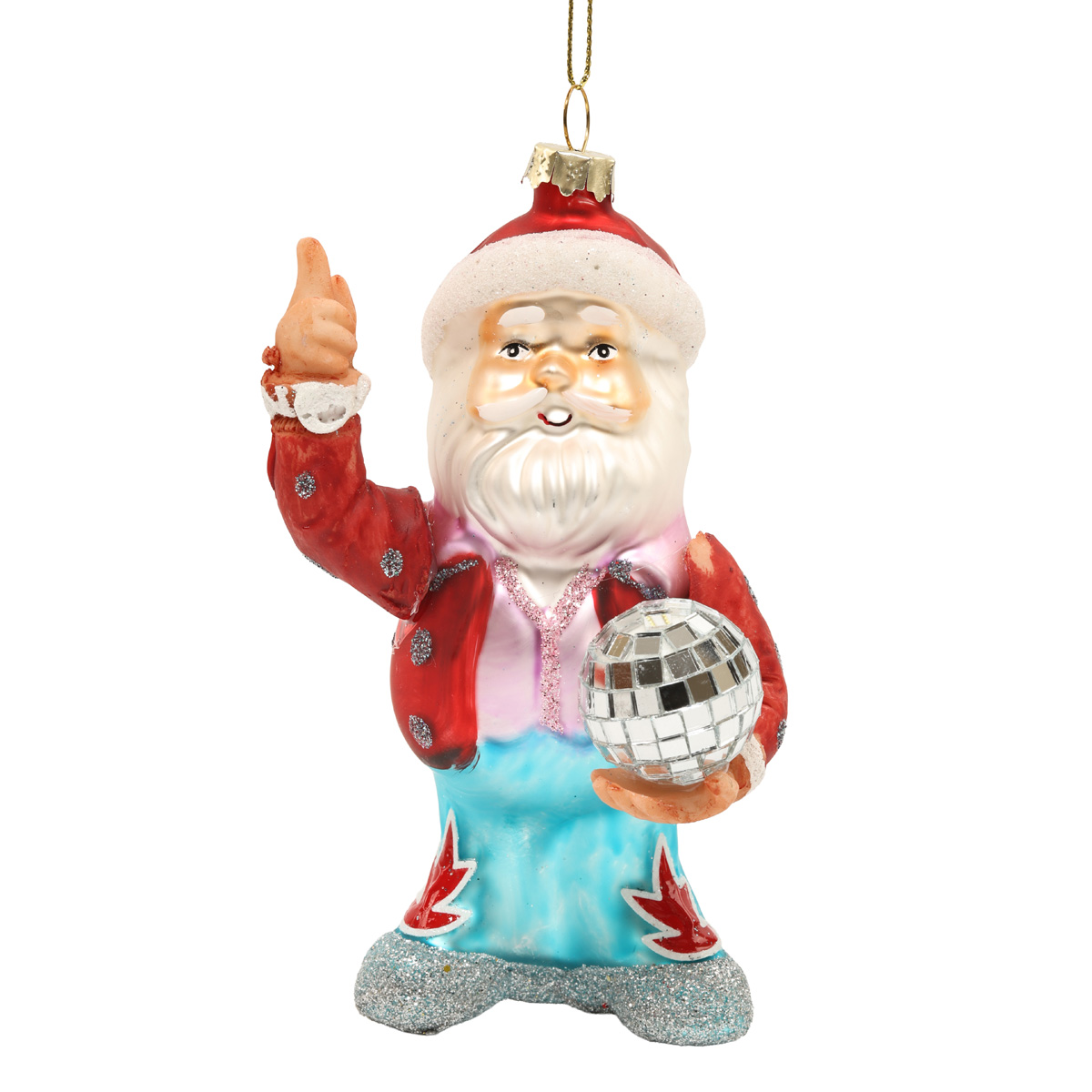 Ялинкова прикраса "Санта у ковбойському стилі" 9*7,5*13,5 см, YQ1465898