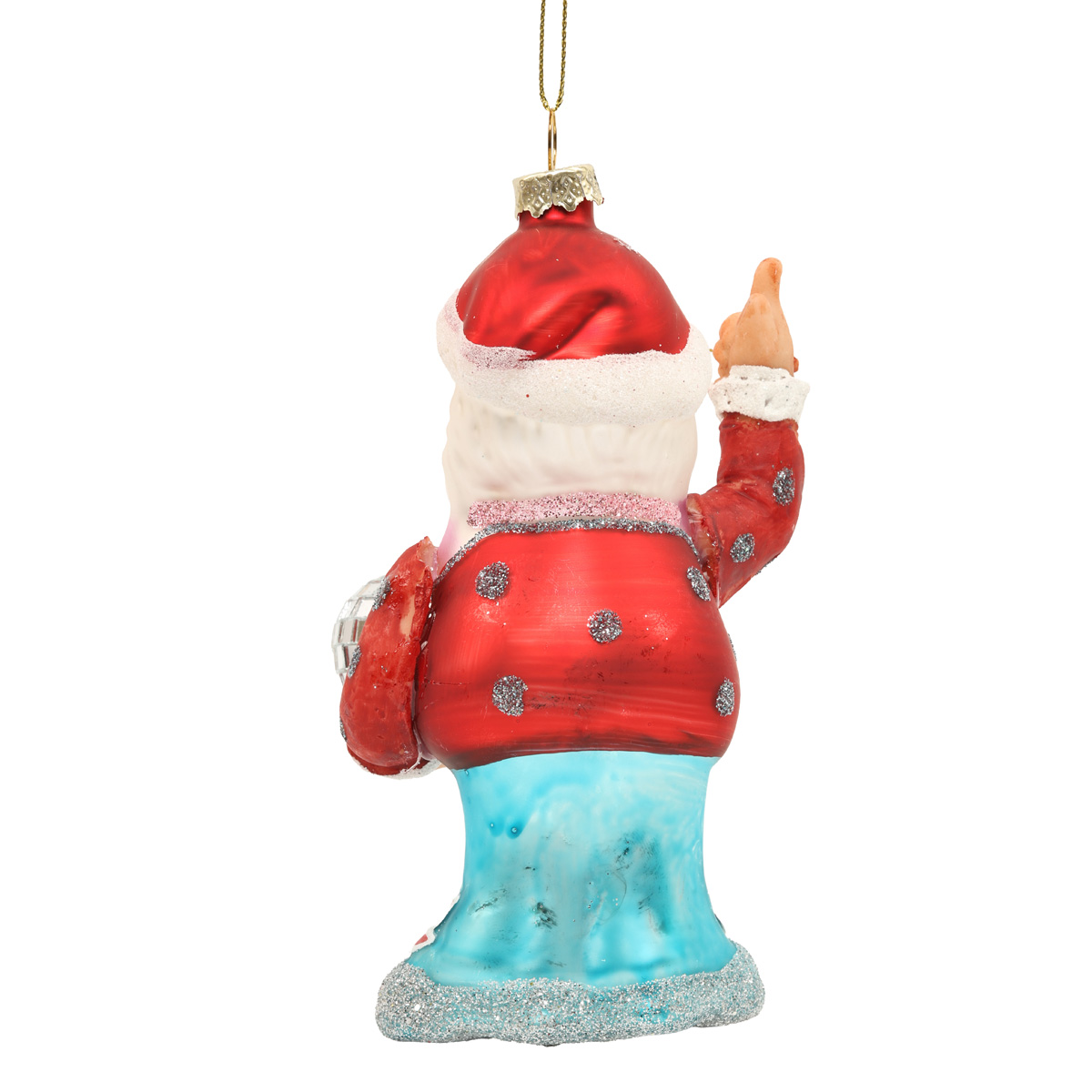 Ялинкова прикраса "Санта у ковбойському стилі" 9*7,5*13,5 см, YQ1465898 2