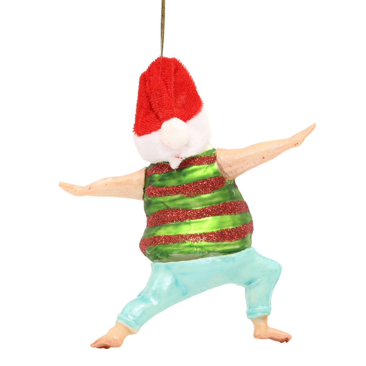 Ялинкова прикраса "Санта-акробат" 13*5,3*14 см, YQ1466026 1