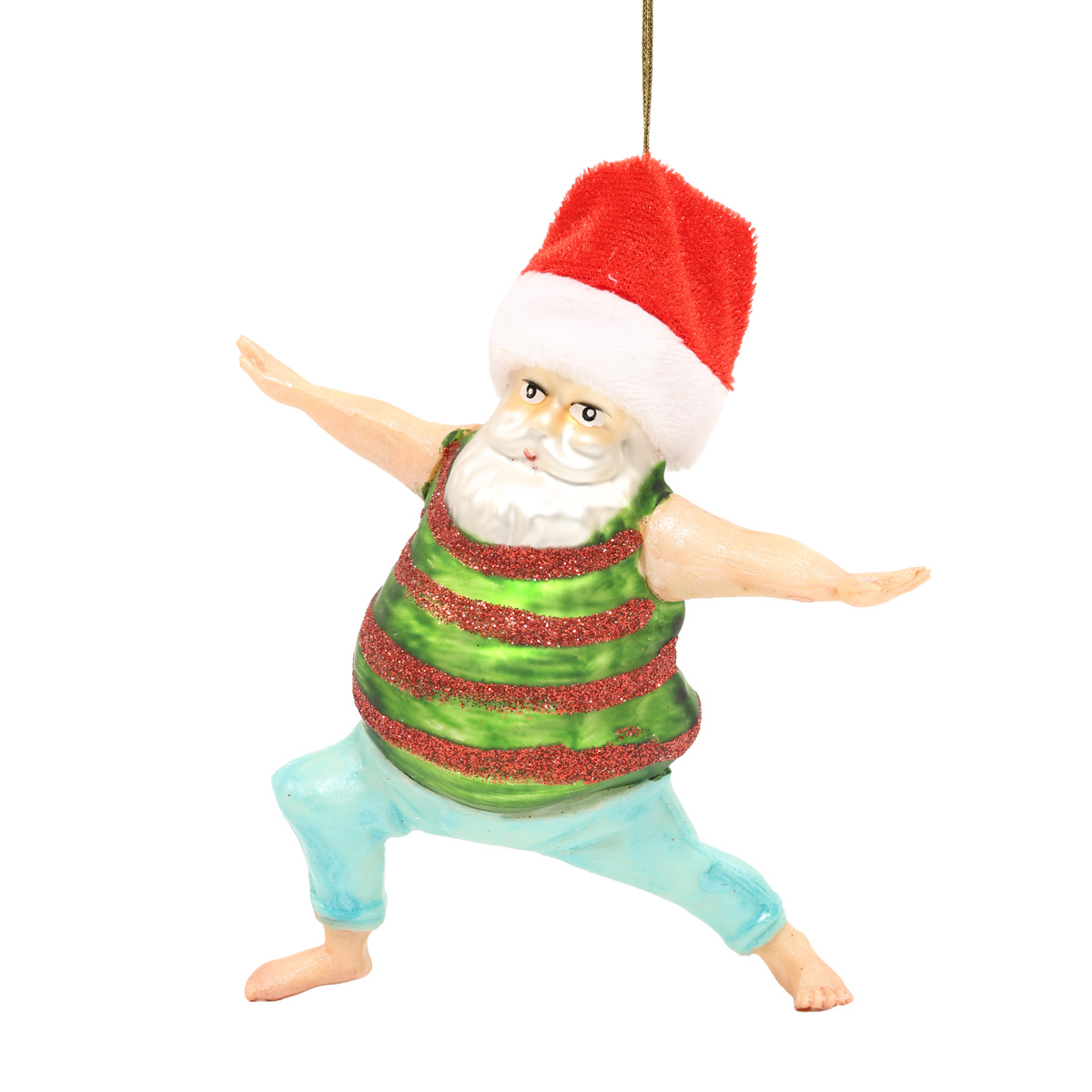 Ялинкова прикраса "Санта-акробат" 13*5,3*14 см, YQ1466026