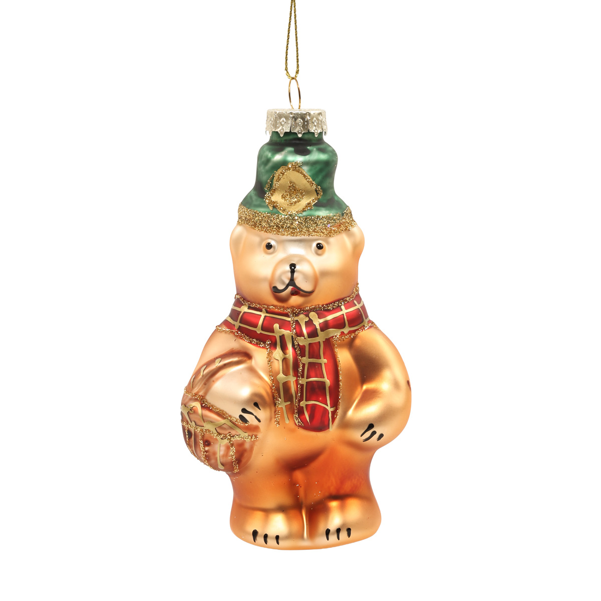 Ялинкова прикраса "Святковий ведмедик" 12,5*6,6*4,8 см, YQ1420699