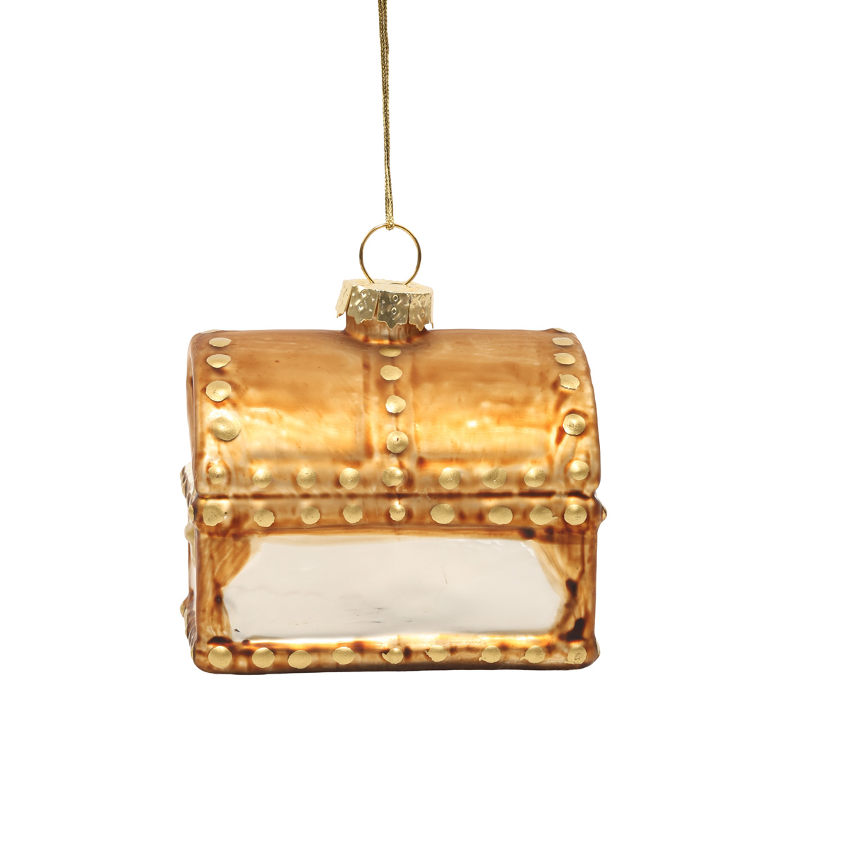 Ялинкова прикраса "Скарбничка з подарунками" 6,5*4,7*6,3 см, YQ1405252 2