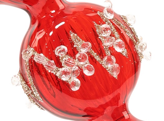 Ялинкова прикраса "Цукерка" 8*4*2 см, червоний, YQ1401207 1