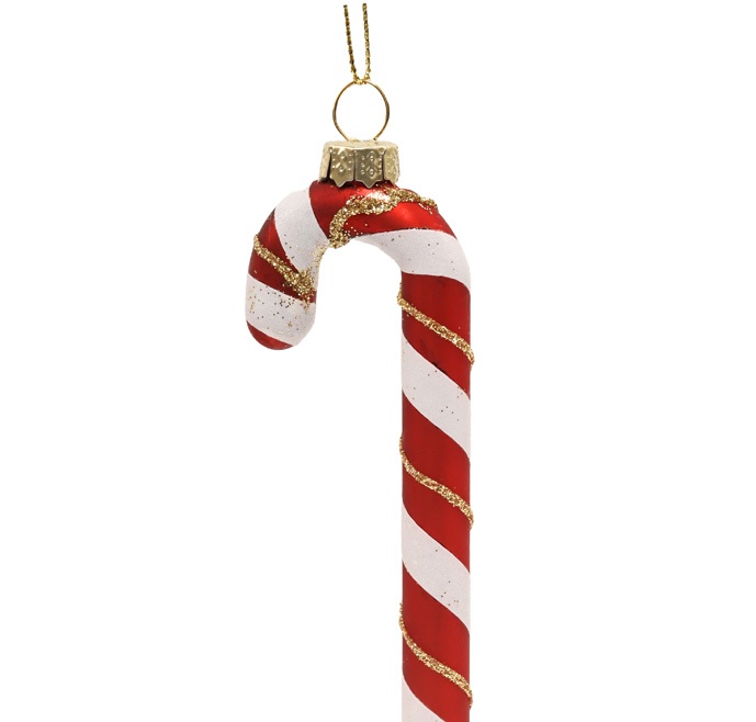 Ялинкова прикраса "Цукеркова тростина" Ø1,3*20 см, YQ1458998 1