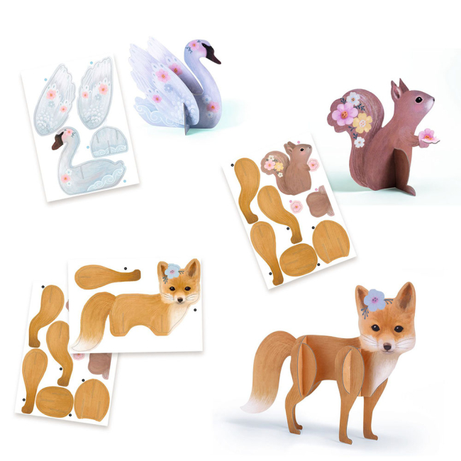 Набір для творчості "Лисичка и друзья" Djeco, DJ09329 4