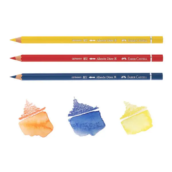 Набір акварельних олівців 30 кол. Albrecht Durer+ аксесуари, пенал-рол, 117530 Faber-Castell 7
