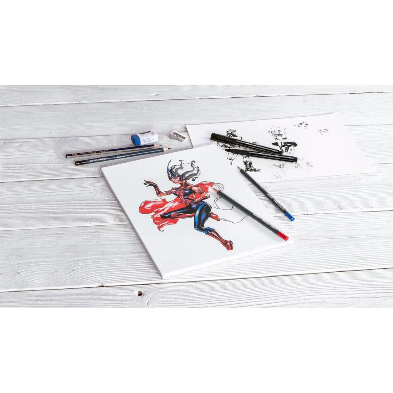 Набір для малювання коміксів Comic Illustration set для початківців 15 предметів, 167195 Faber-Castell 5