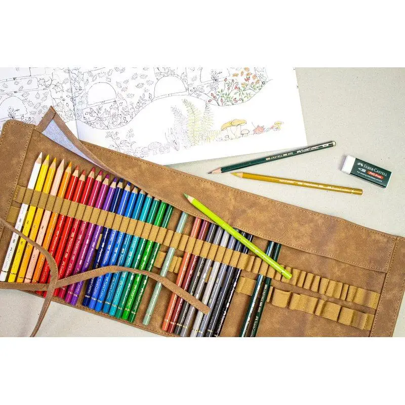 Набір олівців 30 кол., Polychromos + аксесуари, пенал-рол, 110030 Faber-Castell 1