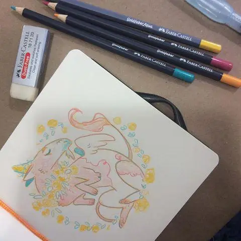 Карандаши 28 цв. Goldfaber в тканевом пенале-ролле с аксессуарами, 114752 Faber-Castell 5