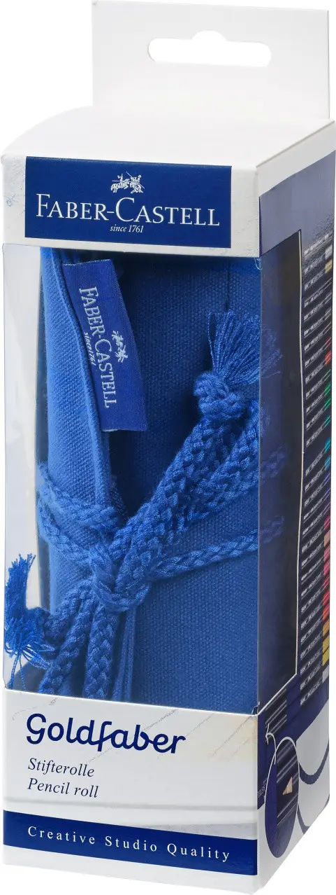 Карандаши 28 цв. Goldfaber в тканевом пенале-ролле с аксессуарами, 114752 Faber-Castell 6
