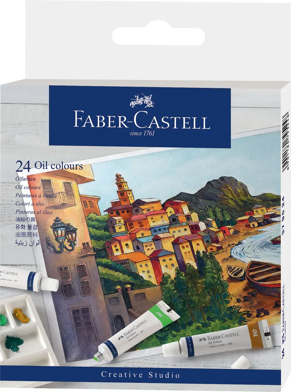 Фарба олійна 24 кол. Creative Studio, 24 туб х 9 мл, 379524 Faber-Castell