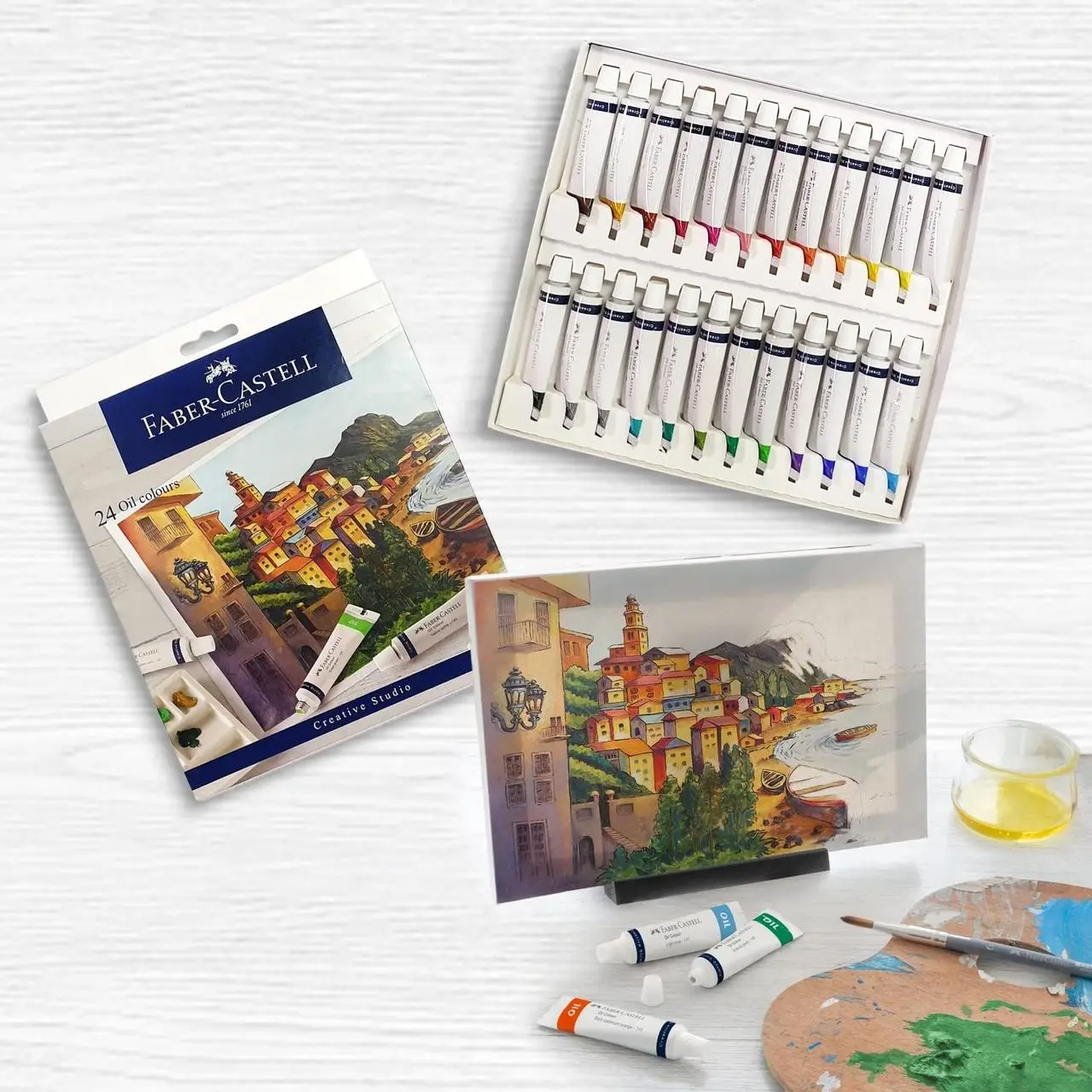 Фарба олійна 24 кол. Creative Studio, 24 туб х 9 мл, 379524 Faber-Castell 6