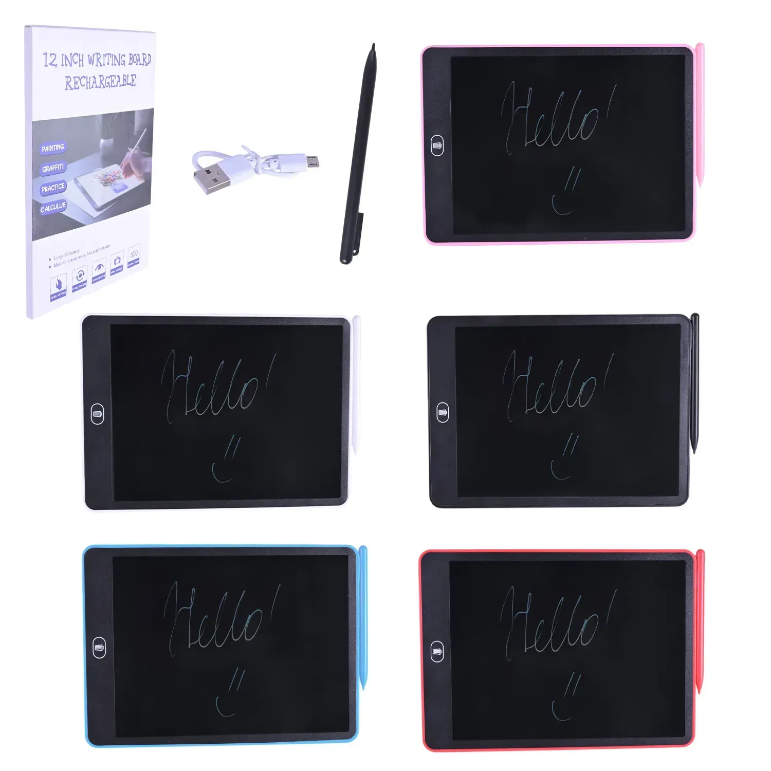 Планшет для малювання кольоровий, екран 12", LCD15501