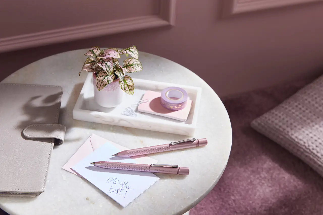 Олівець механічний GRIP 2011 0,7ММ корпус рожевий металік, 131262 Faber-Castell 3