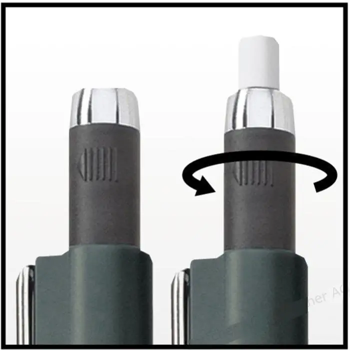 Олівець механічний TK-FINE GRIP 0,7 мм, М`ятний, 134712 Faber-Castell 3