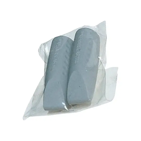 Ластик - колпачок 2 шт., GRIP2001, серая, Faber-Castell 187000 2