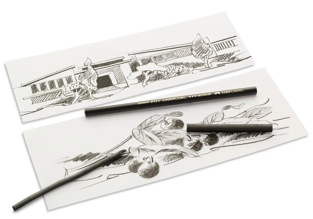 Уголь прессованный EXTRA SOFT 3 шт., 129996, Faber-Castell 4