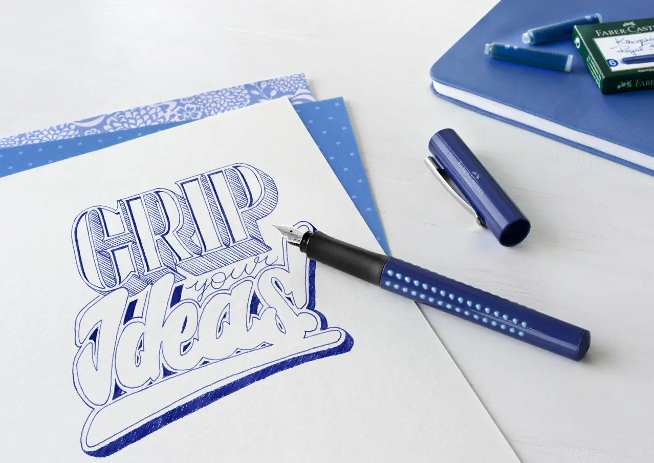 Картридж чорнильний Довгий 5 шт., синій, 185524 Faber-Castell 2