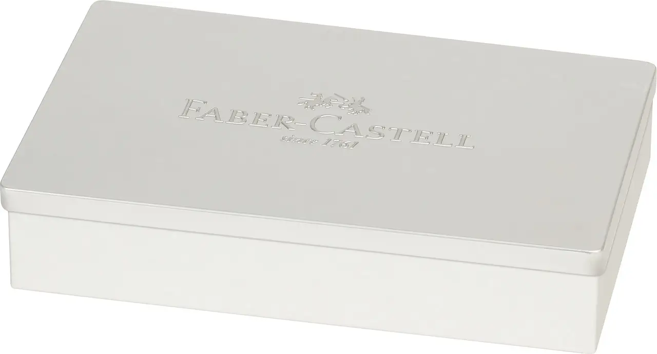 Коробка металлическая для 36 предметов художественных и графических карандашей, с 3 пластиковыми лоточками, 180011 Faber-Castell 3