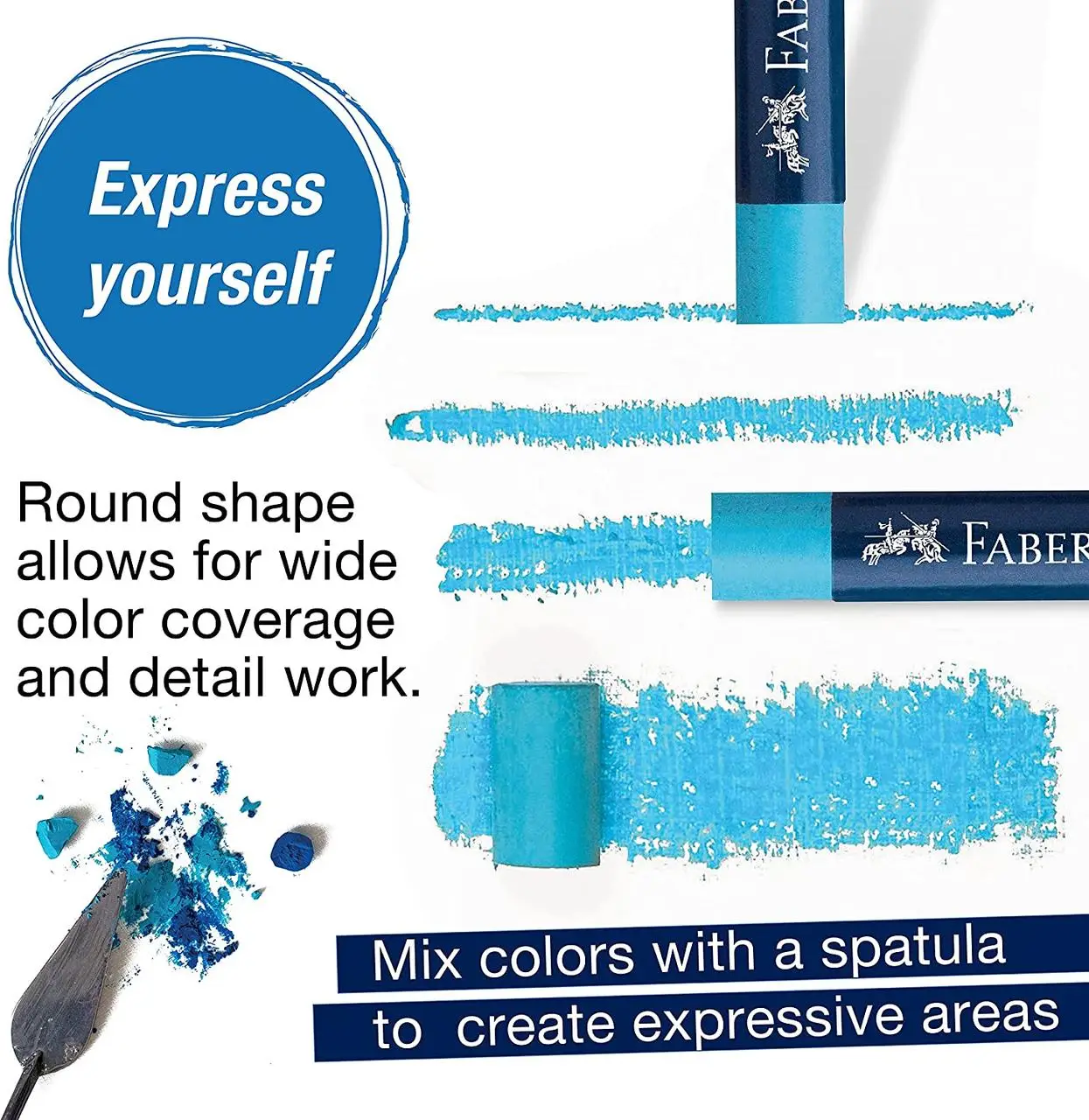 Пастель масляная 12 цв. Oil Pastels, 127012 Faber-Castell 7