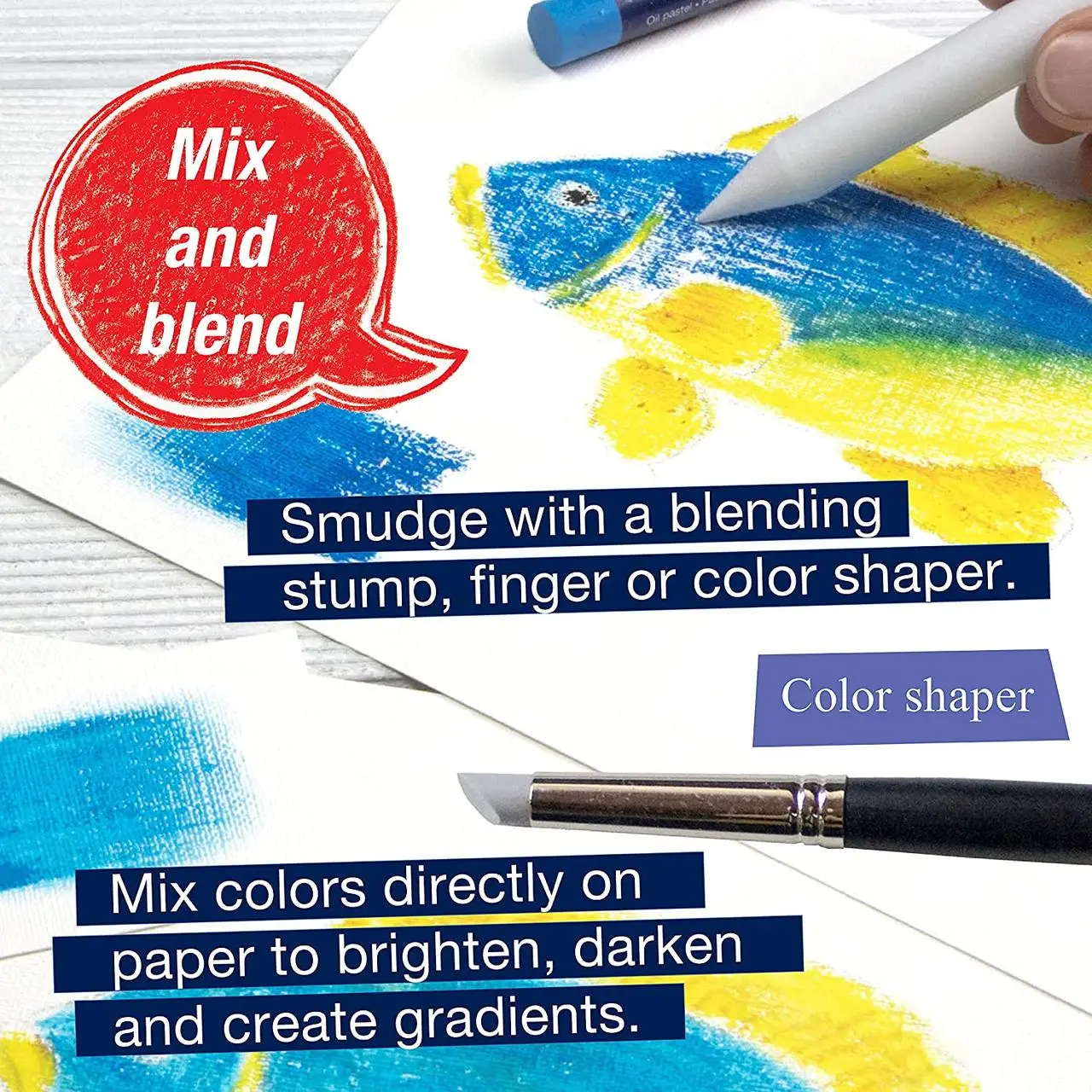 Пастель масляная 12 цв. Oil Pastels, 127012 Faber-Castell 9