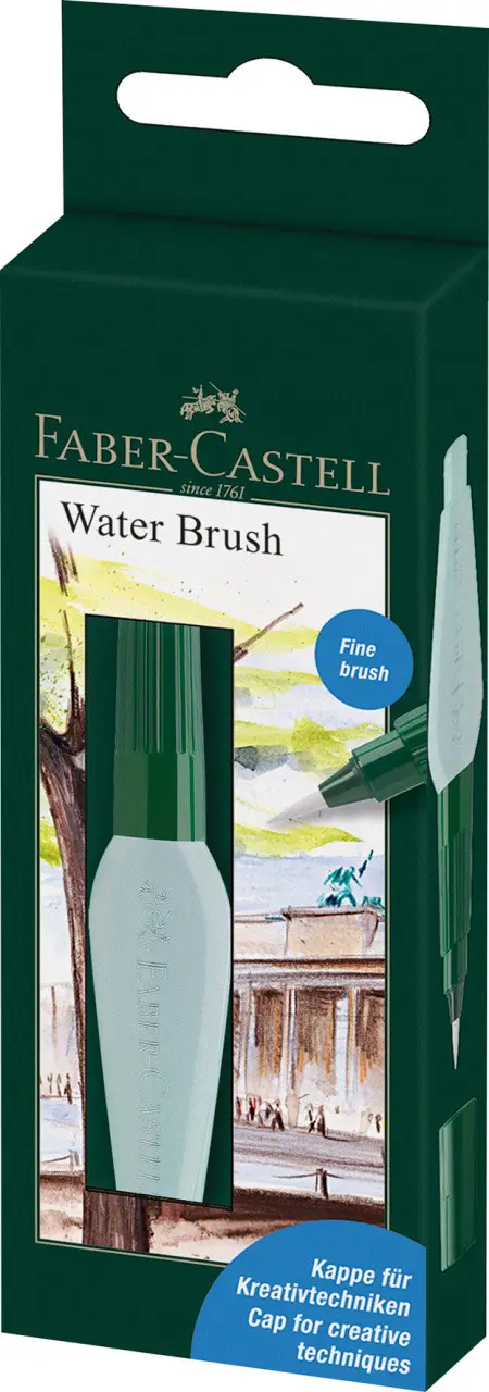 Пензлик з резервуаром для води Water Brush Fine (тонка), об`єм води 6 мл, 185104 Faber-Castell 1