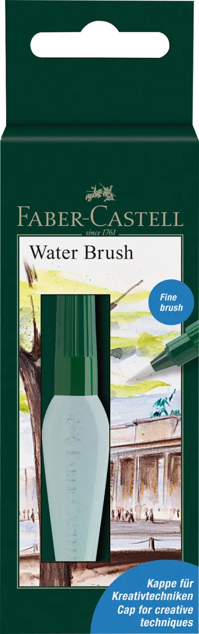 Пензлик з резервуаром для води Water Brush Fine (тонка), об`єм води 6 мл, 185104 Faber-Castell 8