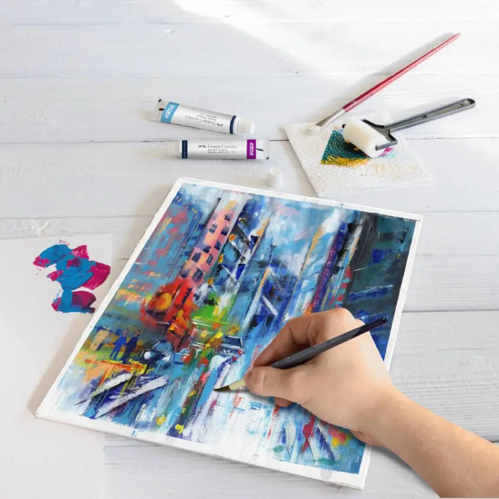 Фарба акрилова 12 кол. Creative Studio, 12 туб х 20 мл, 379212 Faber-Castell 7