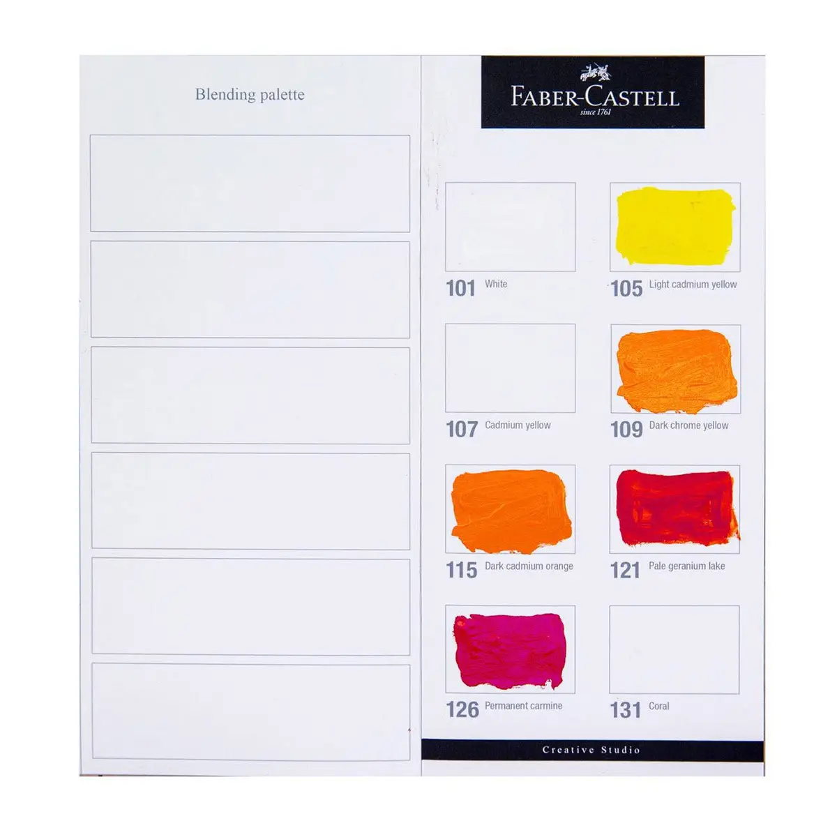 Фарба акрилова 12 кол. Creative Studio, 12 туб х 20 мл, 379212 Faber-Castell 9