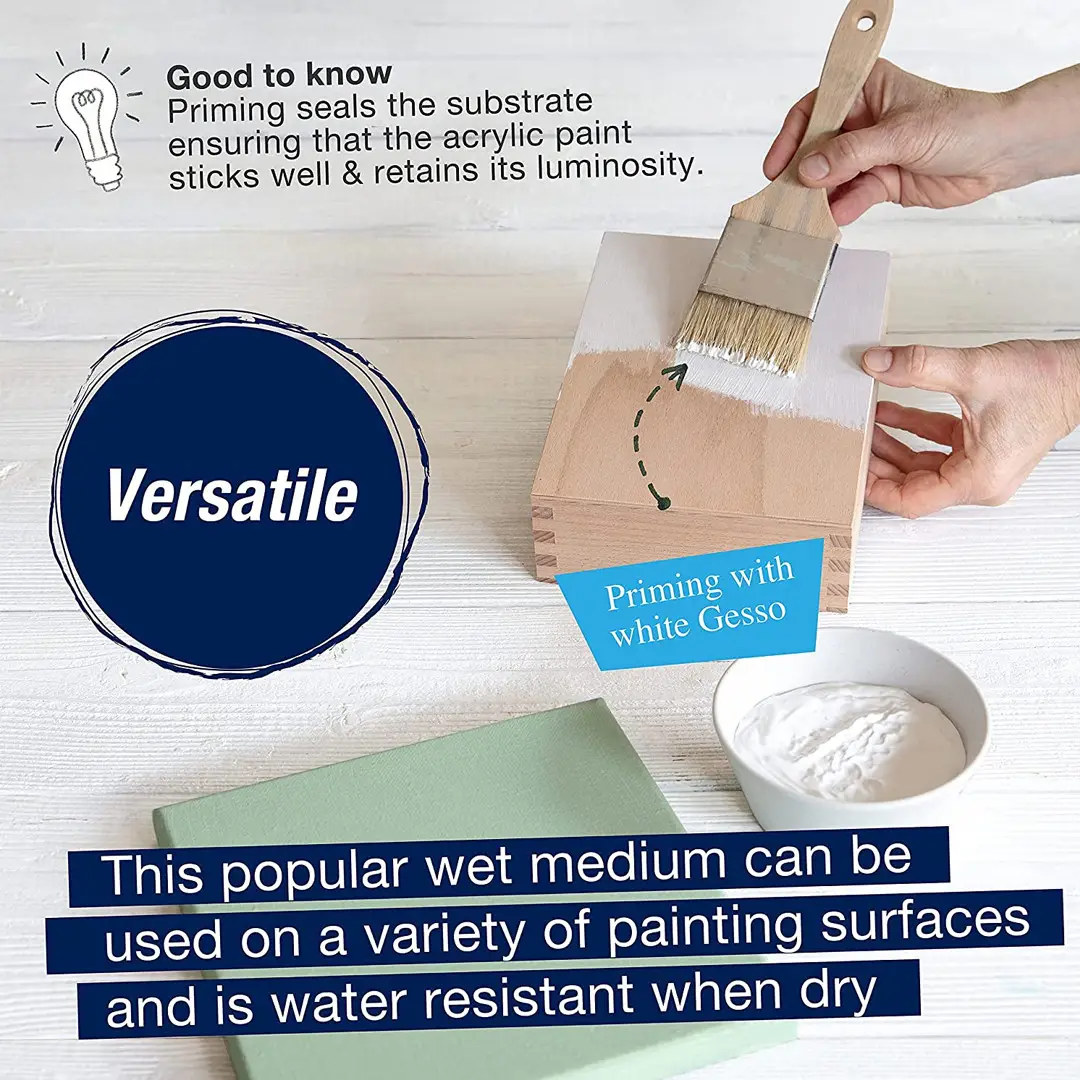 Фарба акрилова 12 кол. Creative Studio, з 4 пензликами та полотном,12 туб*9 мл, 379280 Faber-Castell 4