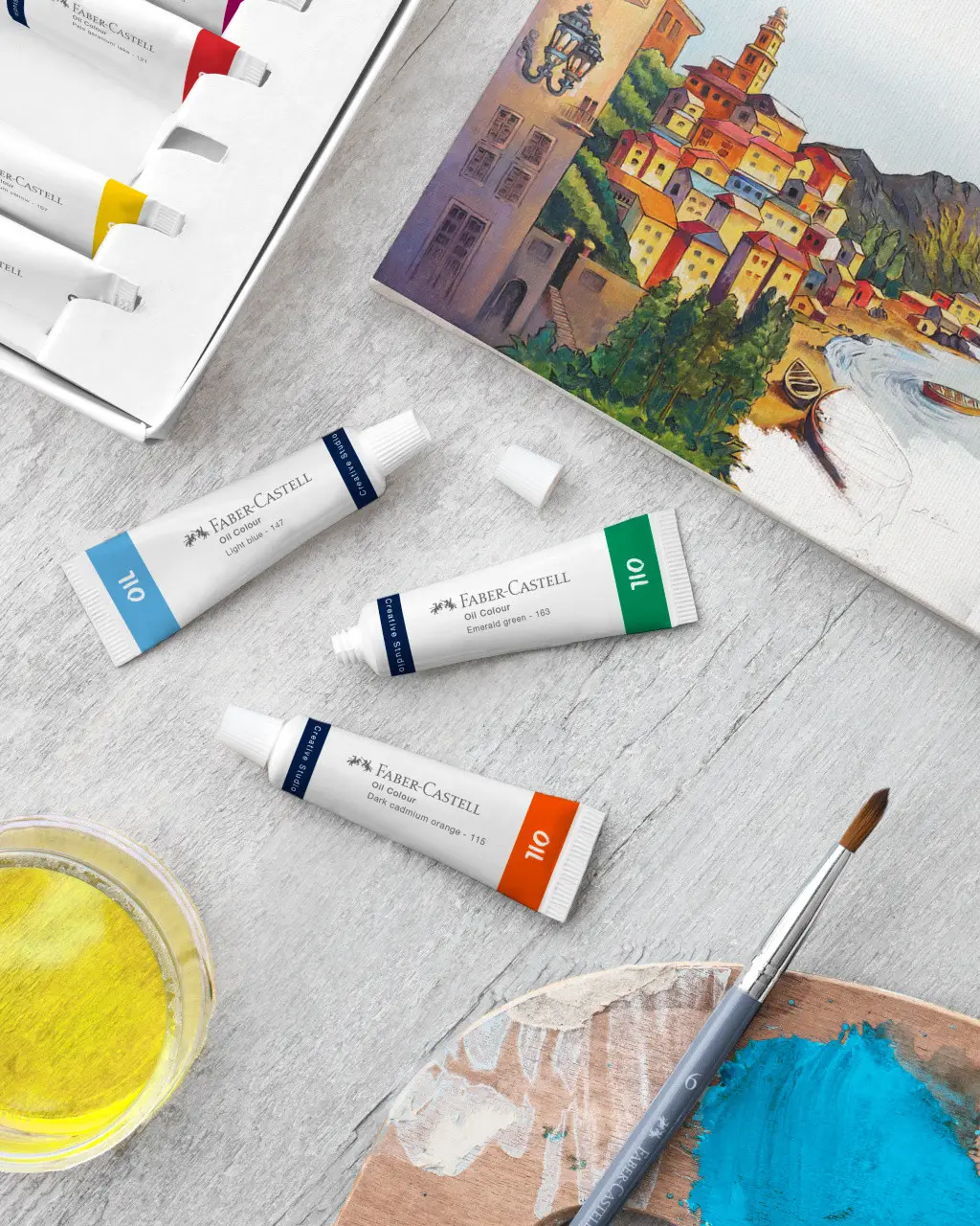 Краска масляная 12 цв. Creative Studio, 12 туб х 9 мл, 379512 Faber-Castell 7