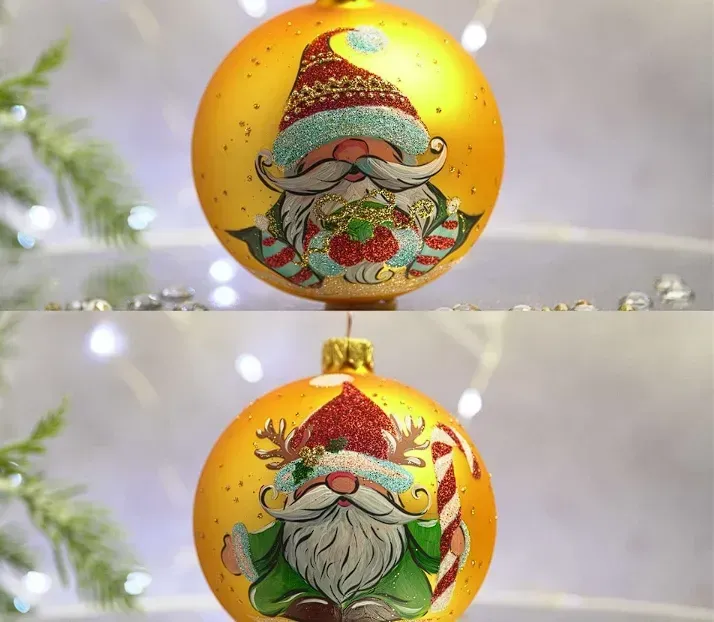 Набор елочных шаров "Гномы-Волшебники"