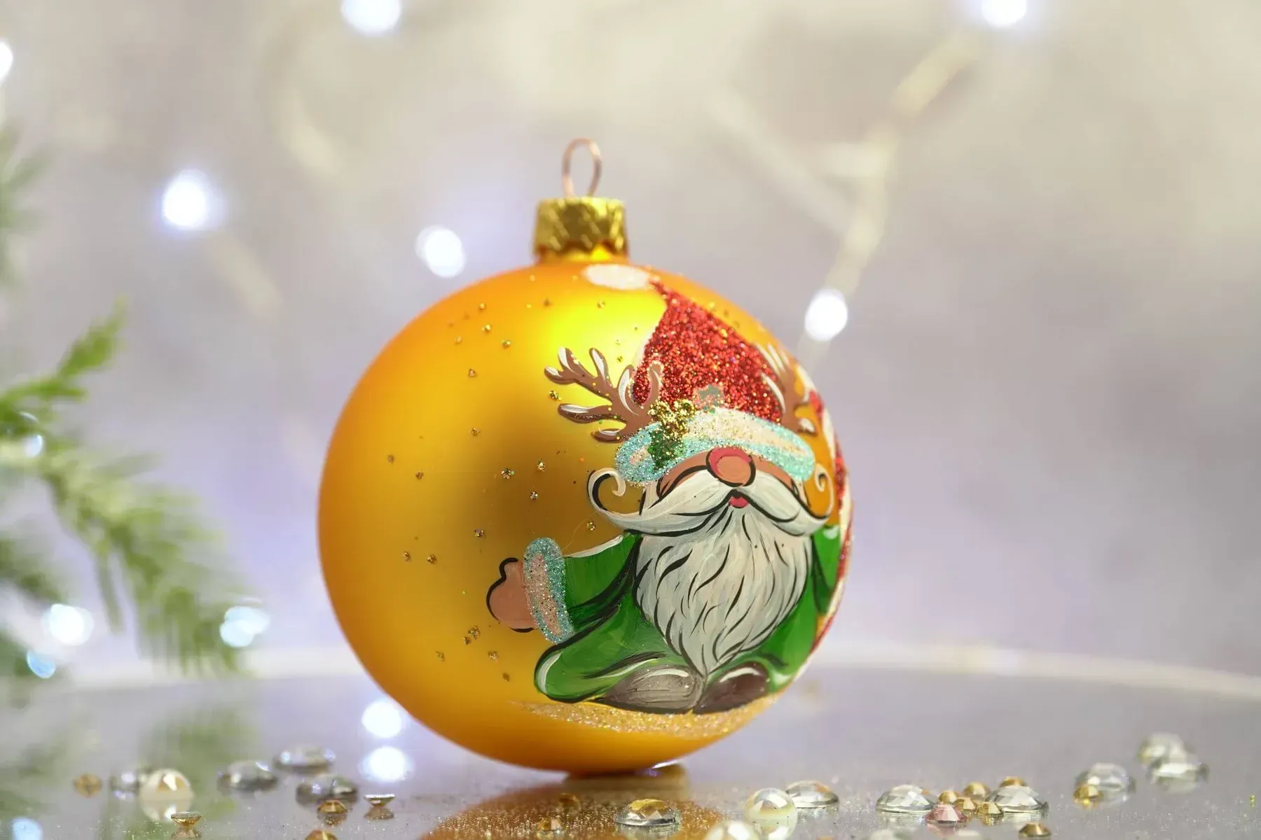 Набор елочных шаров "Гномы-Волшебники" 2