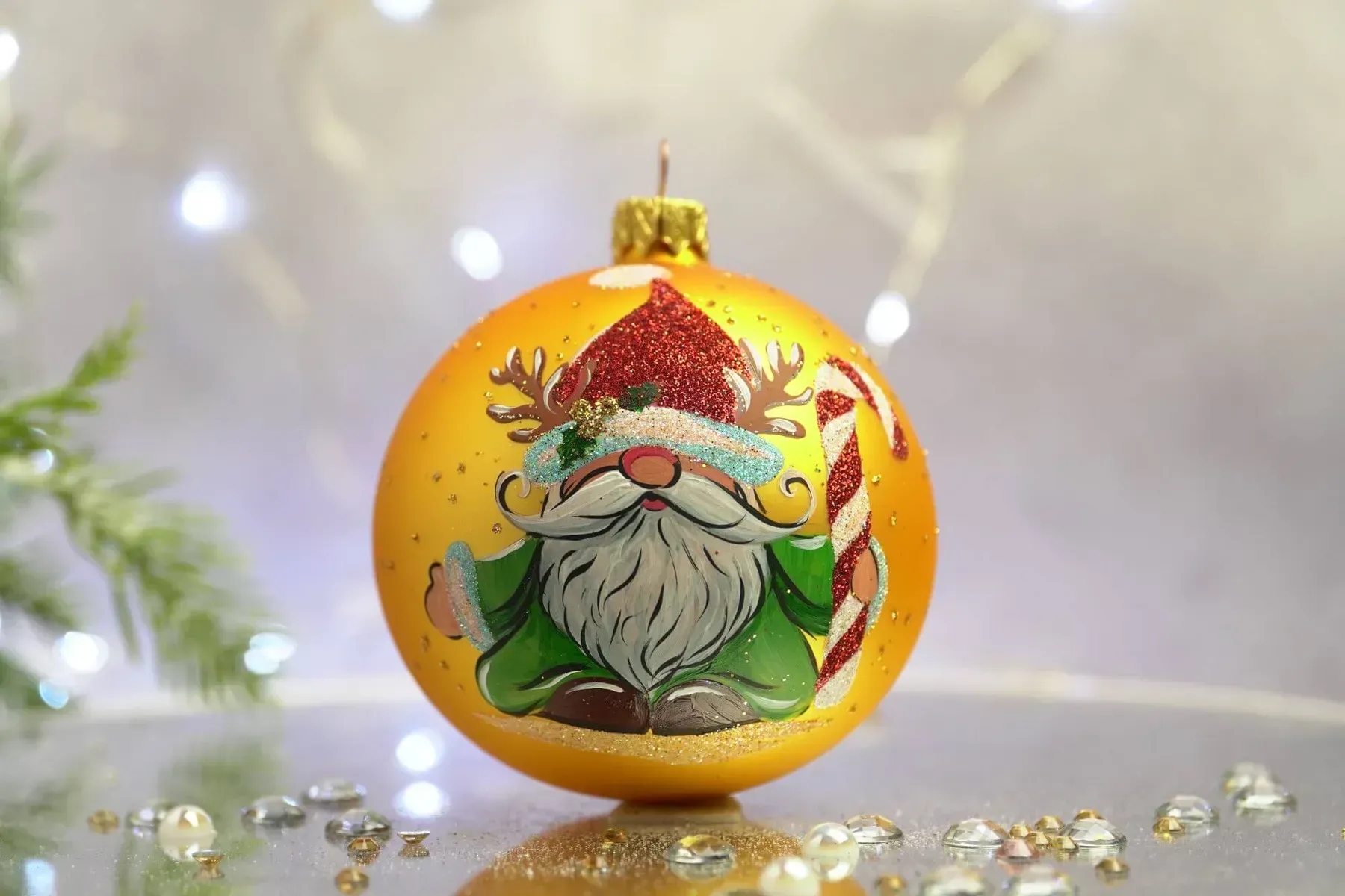 Набор елочных шаров "Гномы-Волшебники" 1